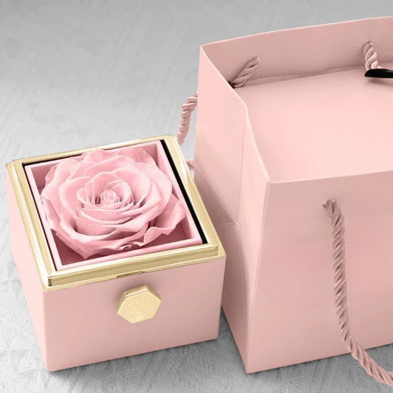 Timeless Rose Box Set With Customizable Necklace-Personalized Jewels