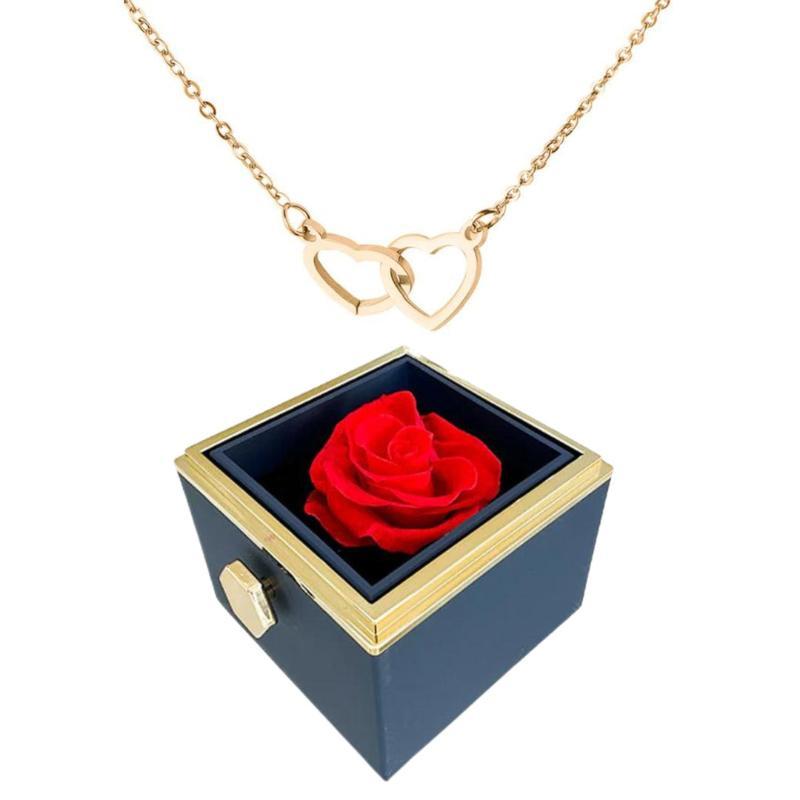 Timeless Rose Box Set With Customizable Necklace-Personalized Jewels