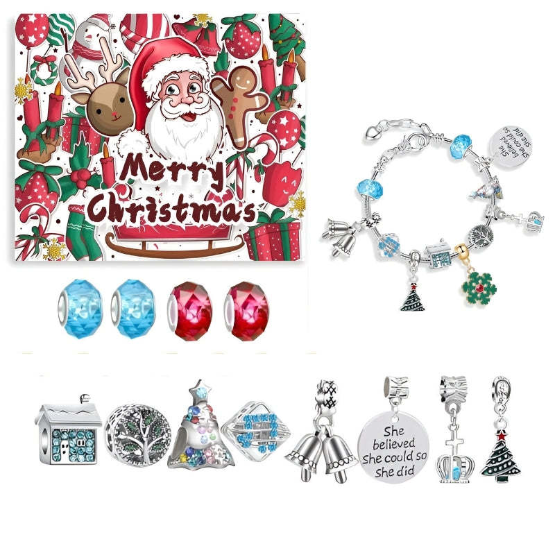 Festive Charm Bracelet Advent Calendar-Personalized Jewels