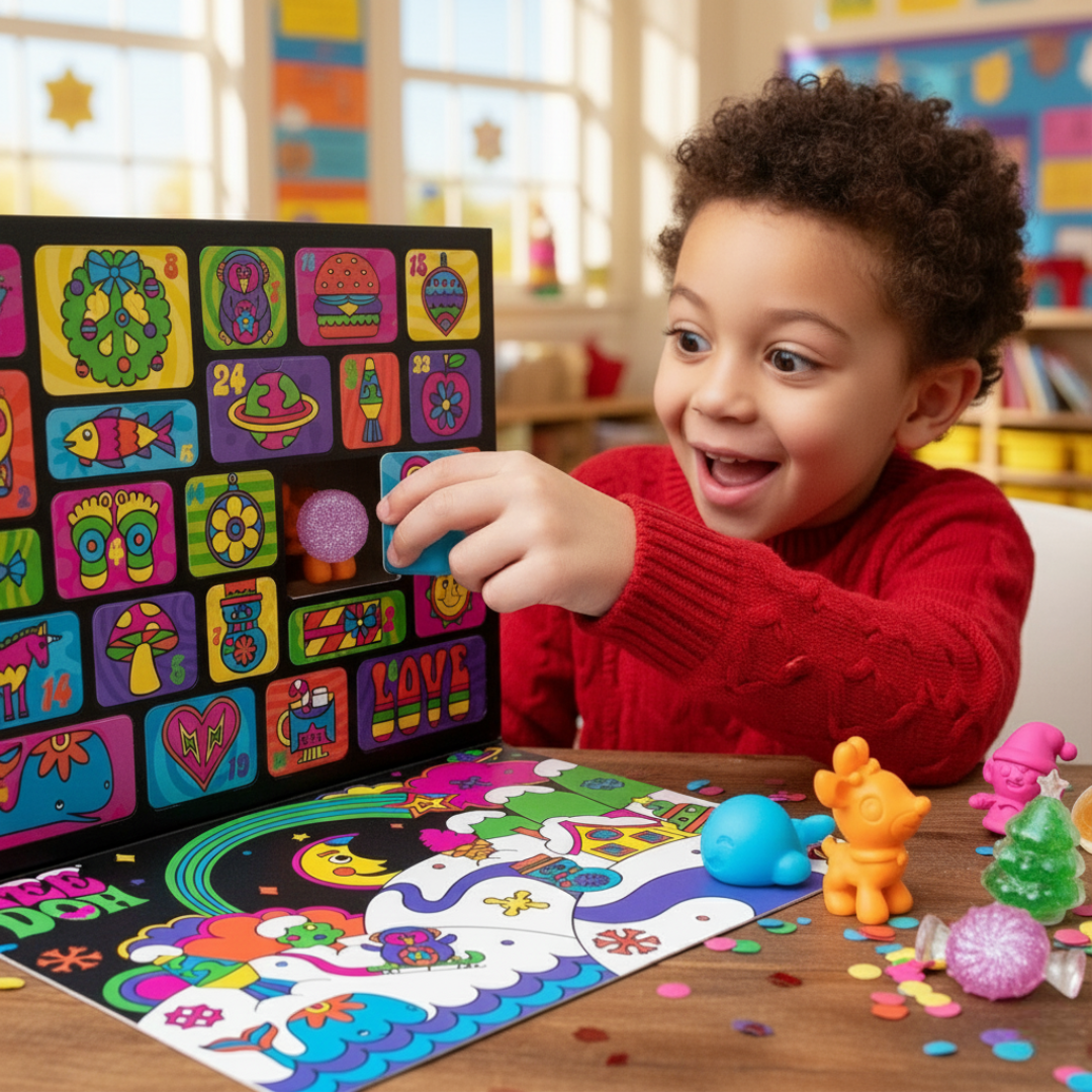 Holiday Advent Calendar With 24 Fun Fidget Toys