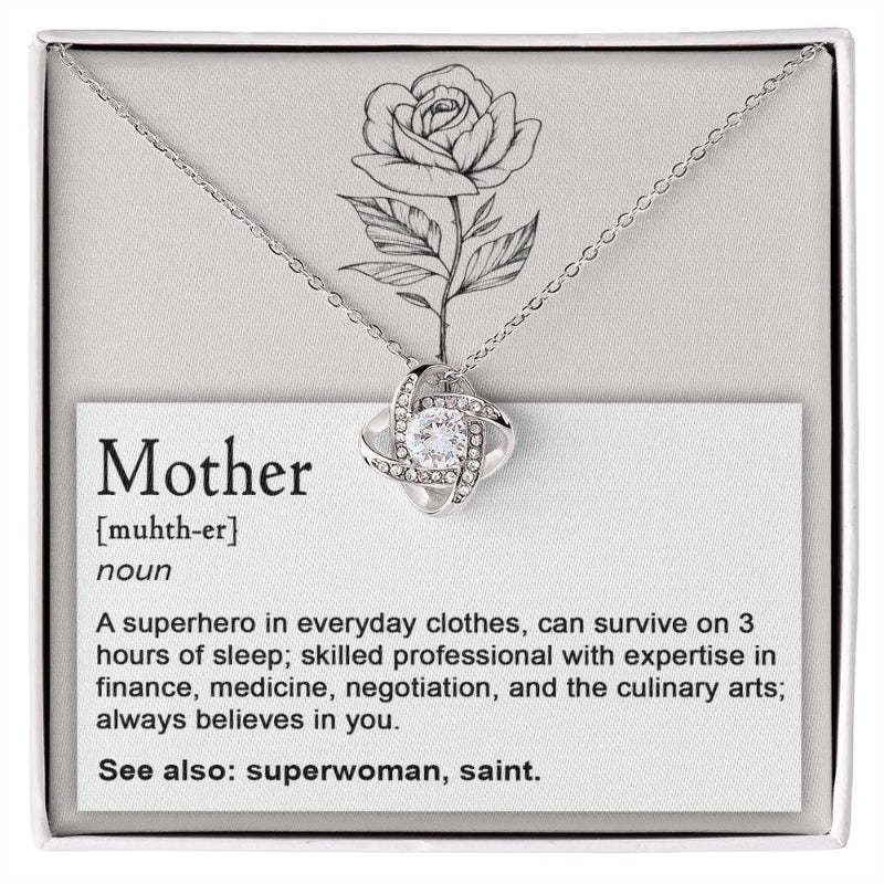 Knot Necklace Mothers Day Gift For Mom-Personalized Jewels