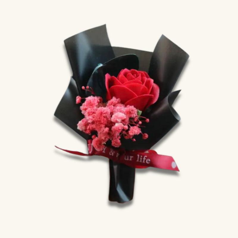 Mini Floral Bouquet-Flower Teddy Bear