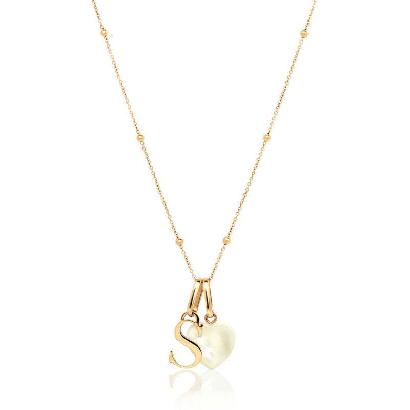 Customizable Birthstone And Initials Necklace-Personalized Jewels