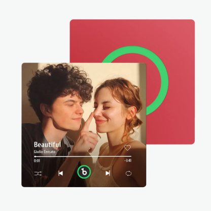 Personalized Music Fridge Magnet Colorful Frame Album Fridge Magnet Music