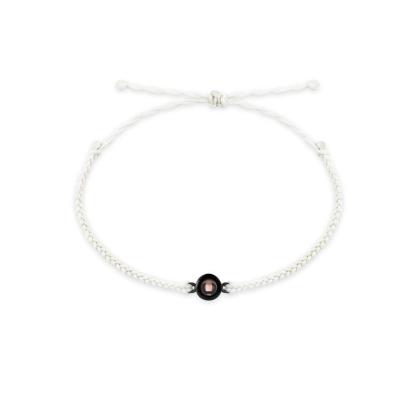 Custom Circle Pendant Bracelet-Personalized Jewels