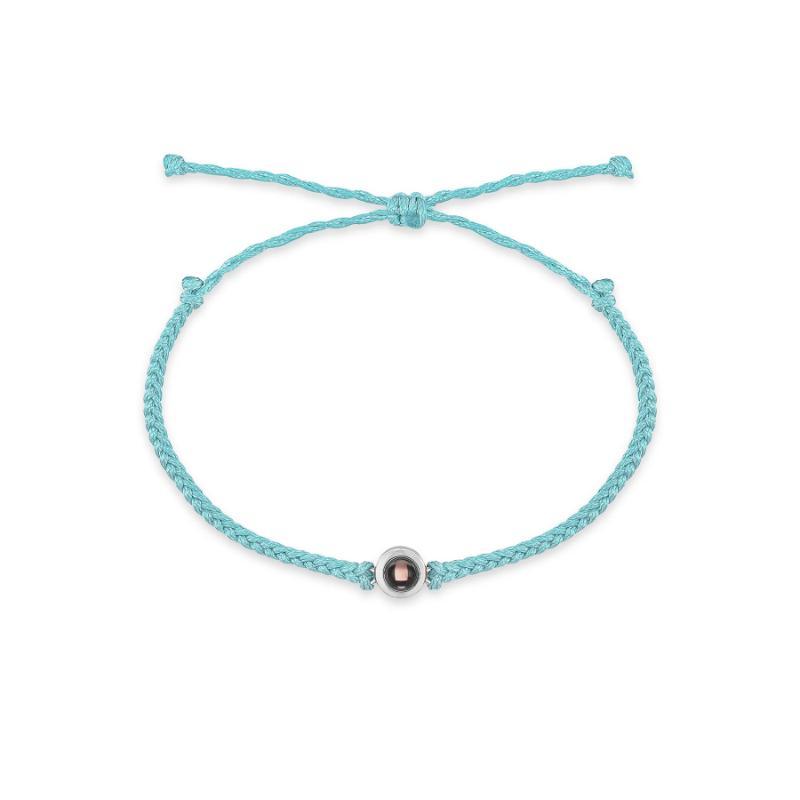 Custom Circle Pendant Bracelet-Personalized Jewels