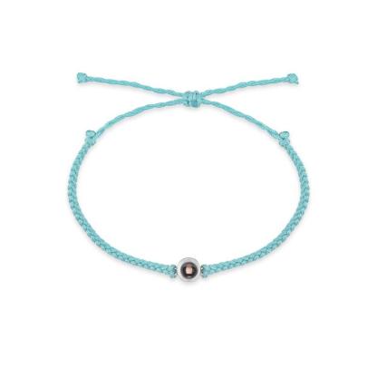 Custom Circle Pendant Bracelet-Personalized Jewels