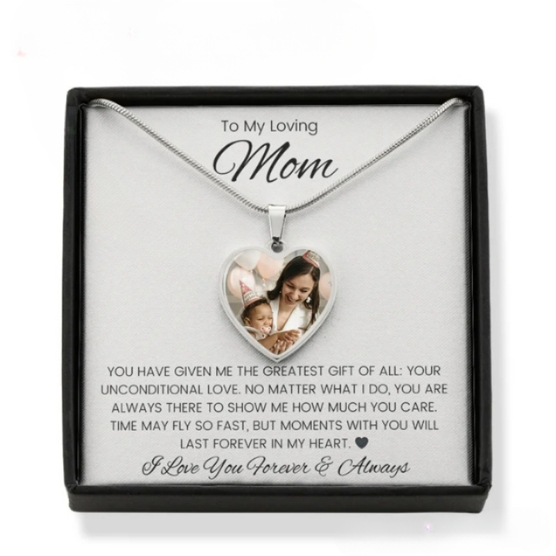 Personalized Cordate Pendant Necklace-Personalized Jewels