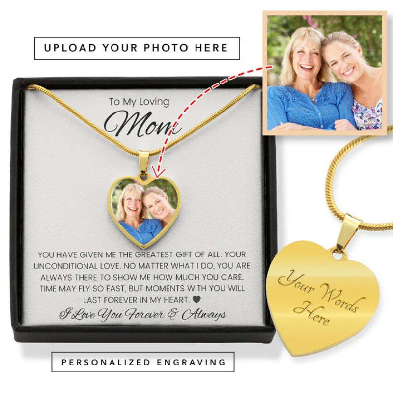 Personalized Cordate Pendant Necklace-Personalized Jewels