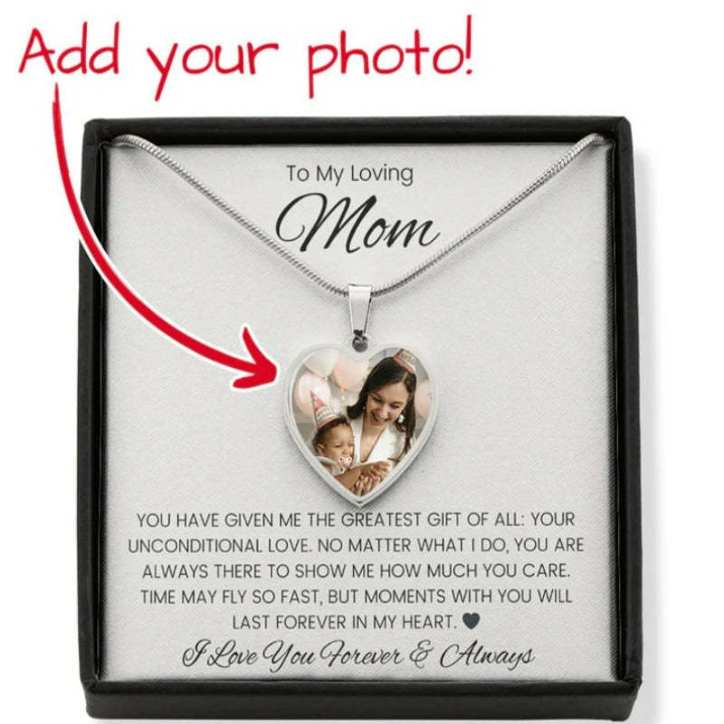 Personalized Cordate Pendant Necklace-Personalized Jewels