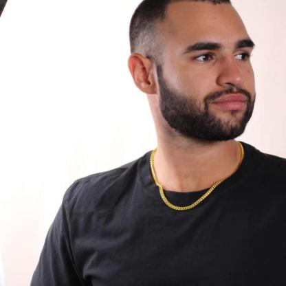 Cuban Design Promise Necklace-Personalized Jewels