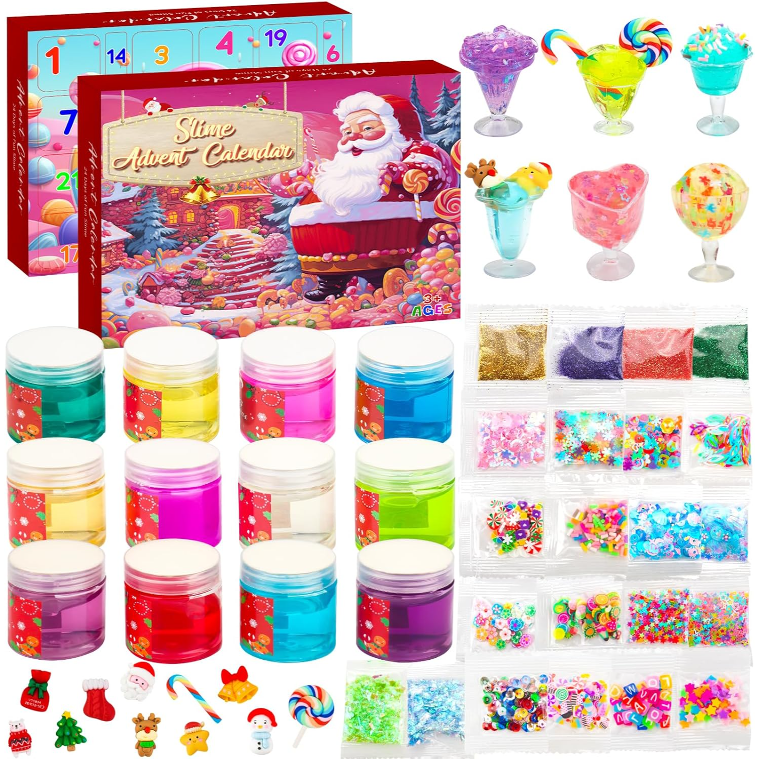 Christmas Slime Advent Calendar-Personalized Jewels