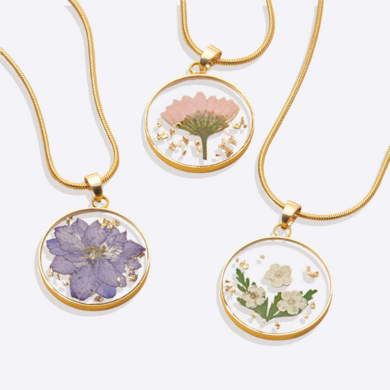 Personalized Birth Flower Jewelry Necklace-Personalized Jewels