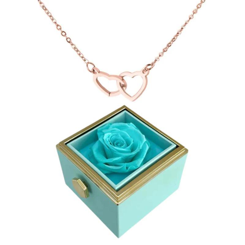 Timeless Rose Box Set With Customizable Necklace-Personalized Jewels