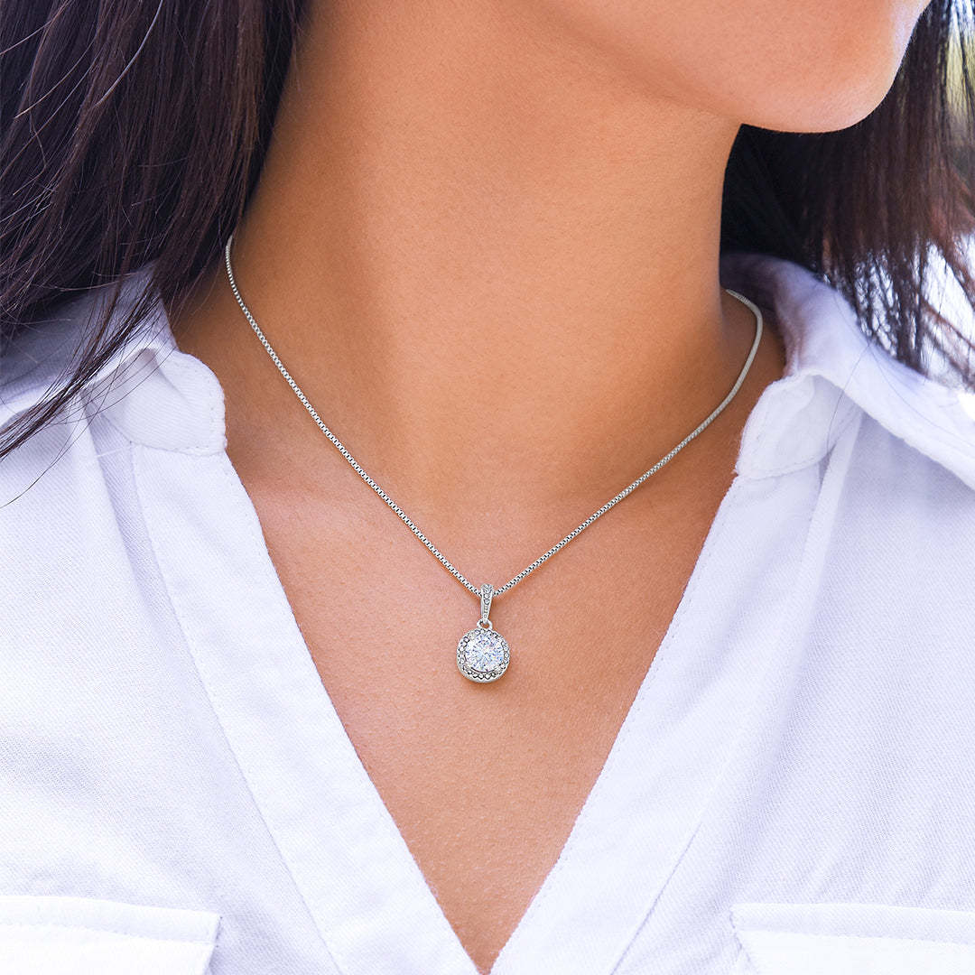 Sparkling Pendant Necklace-Personalized Jewels