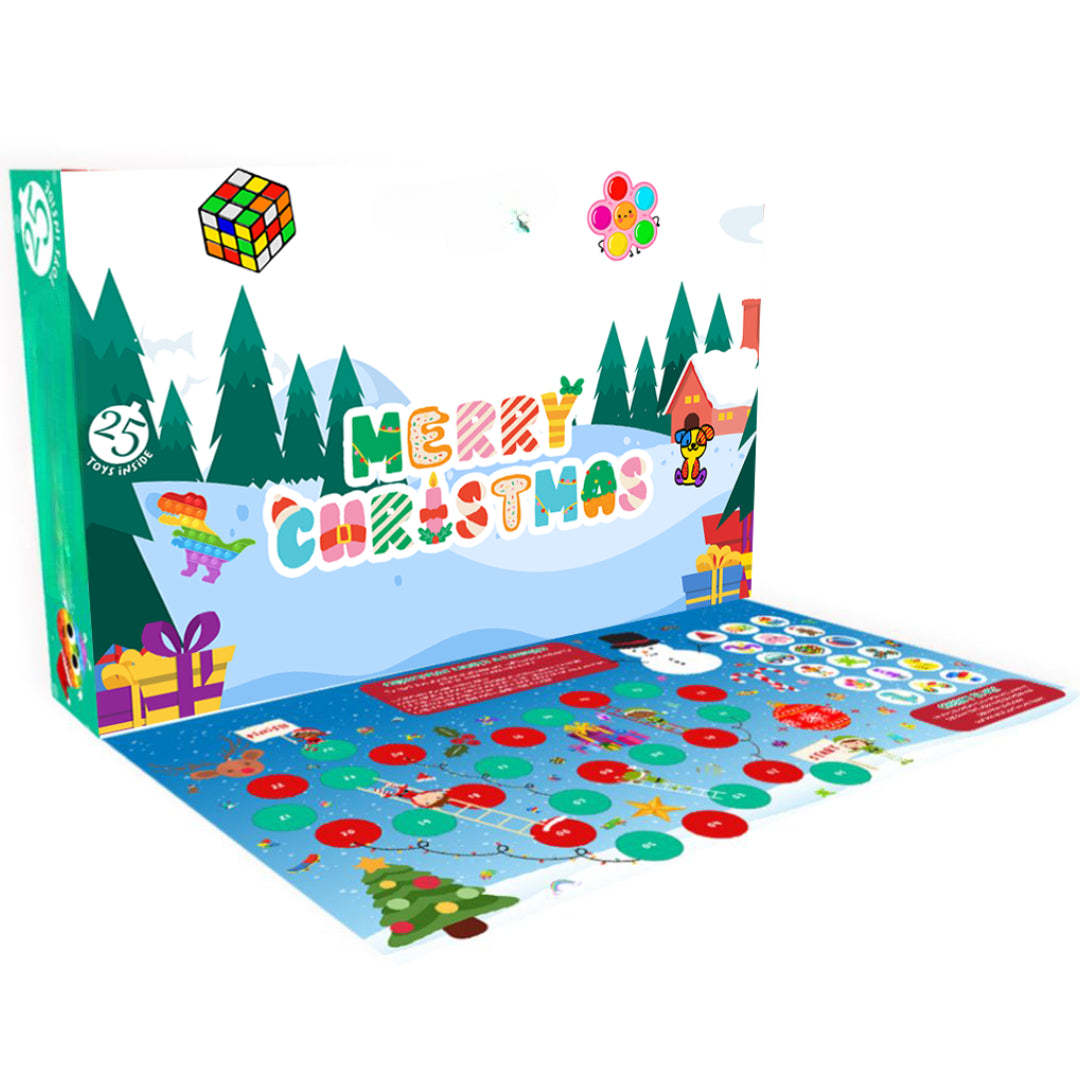 Fidget Advent Calendar With Interactive Board Game-Personalized Jewels