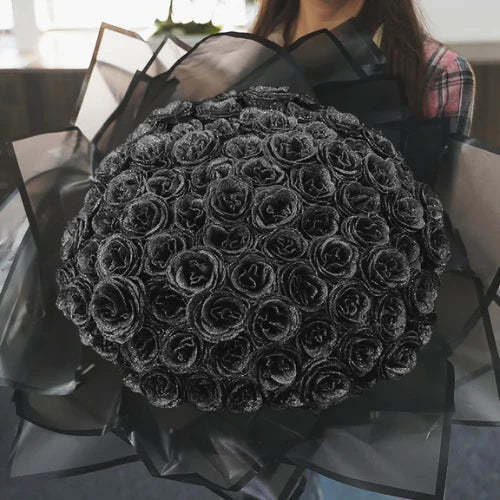 Glittering Rose Bouquet For Gift-Personalized Jewels