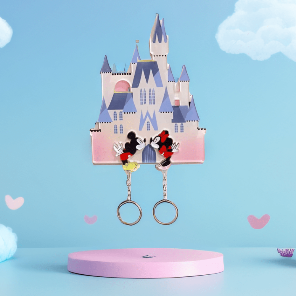 Enchanted Dual Cartoon Character Keychain-Personalized Jewels