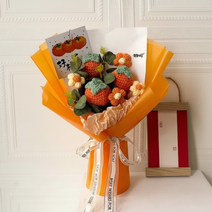 Handmade Crochet Floral Gift Bouquet Arrangement