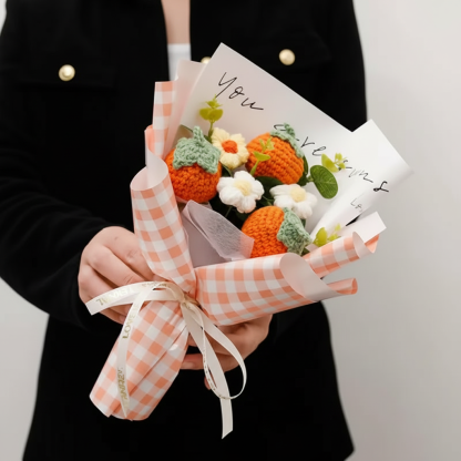 Handmade Crochet Floral Gift Bouquet Arrangement