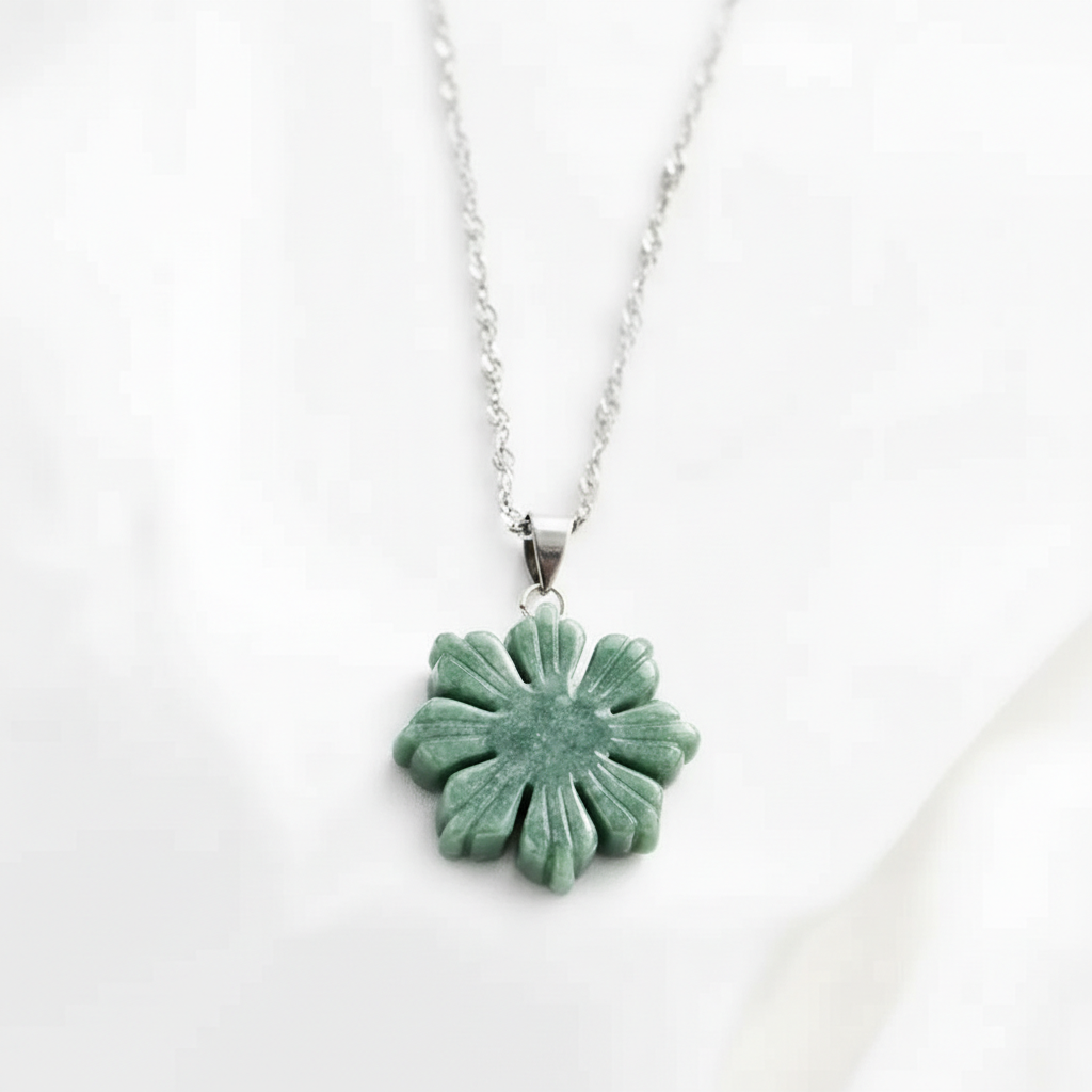 Jade Sun Pendant Style Chain