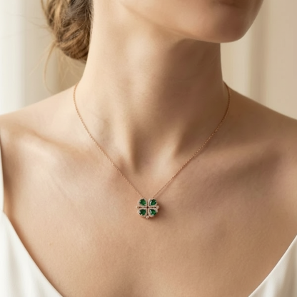 Openable Clover Necklace