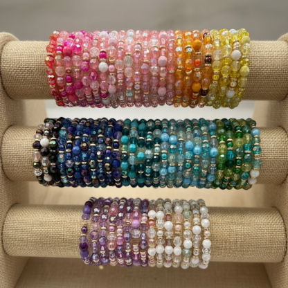 TS Inspired Eras Tour Friendship Beaded Bracelet Stacking Set