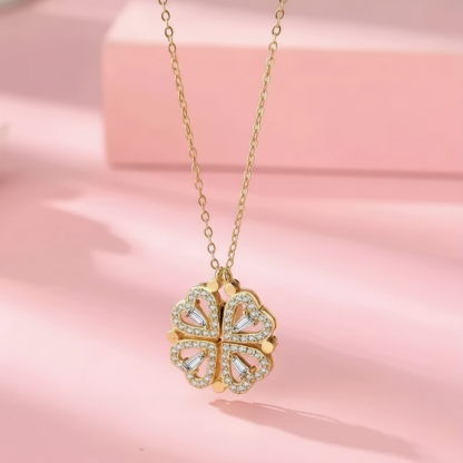 Openable Clover Necklace