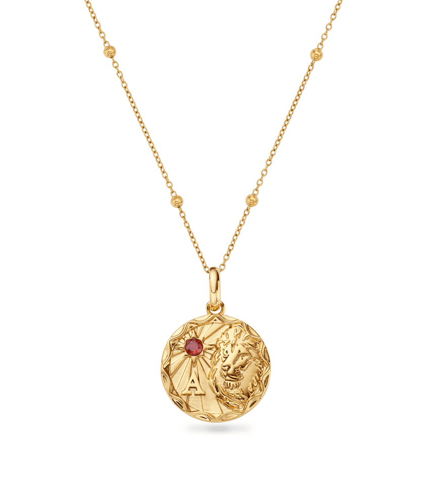 Custom Zodiac Coin Necklace-Personalized Jewels