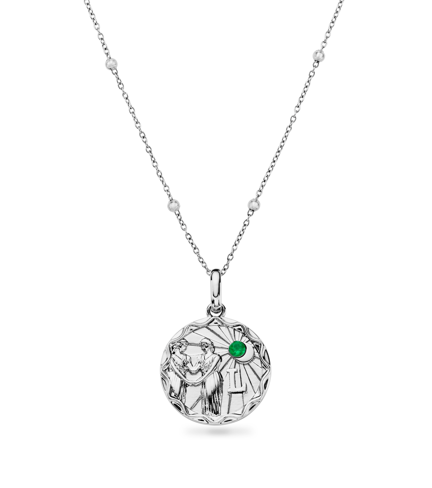 Custom Zodiac Coin Necklace-Personalized Jewels