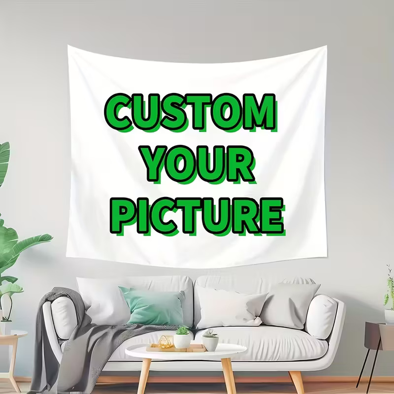 Personalized Photo Tapestry Wall Hanging For Home Decor