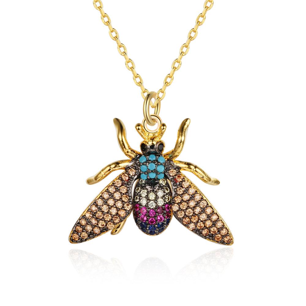 Adorable Insect Bee Pendant & Necklace, Trendy Jewelry Gift - Personalized Jewel
