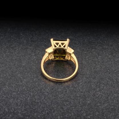 Broadside Square 14mm Gold Color Rings Fashion Jewelry Gift for Women - Personalized Jewel