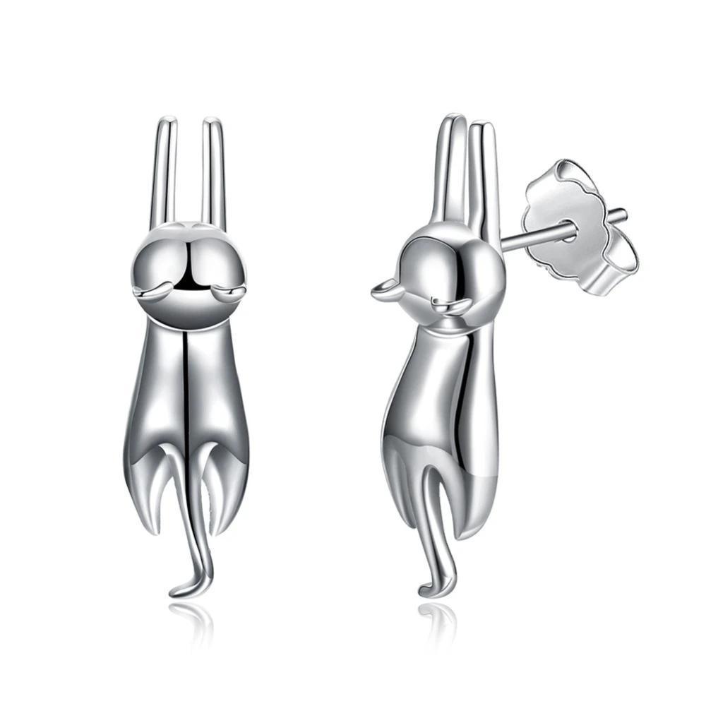 Cat Drop Earrings for Women - Trendy Fashion Accessories for Women - Drop Earrings for Women - Birthday Gift for Women - Stylish Jewelry for Women - Personalized Jewel