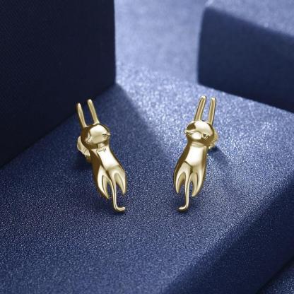 Cat Drop Earrings for Women - Trendy Fashion Accessories for Women - Drop Earrings for Women - Birthday Gift for Women - Stylish Jewelry for Women - Personalized Jewel