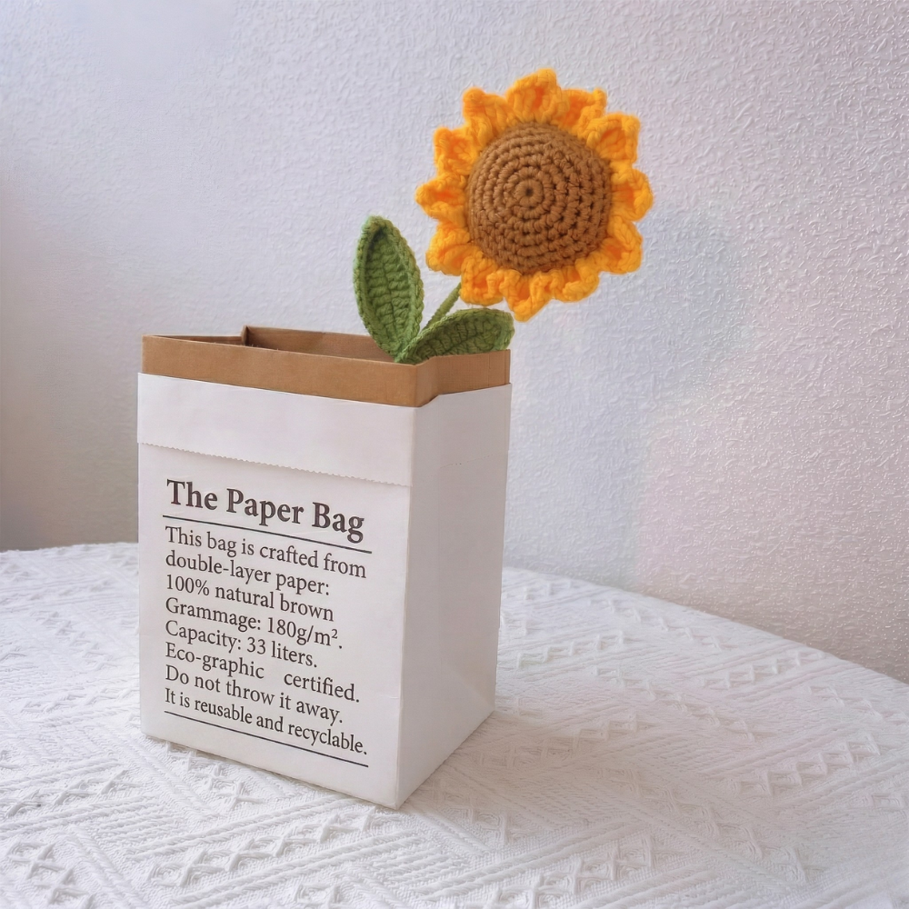 Handmade Crochet Floral Gift Bouquet Set