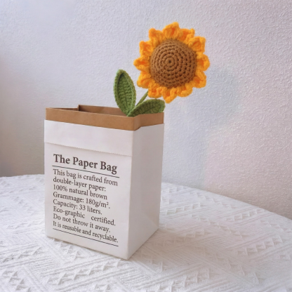 Handmade Crochet Floral Gift Bouquet Set