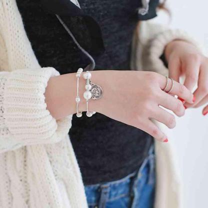 Classic 925 Sterling Silver Vintage Style Chain Ring, Fashionable Jewelry Gift for Men & Women - Personalized Jewel