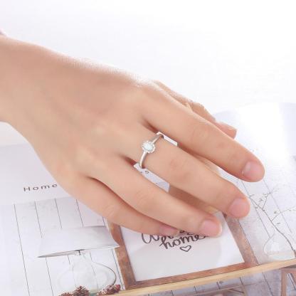 Classic Oval Shape Opal Stone Engagement Ring Soild 925 Sterling Silver Jewelry Accessorise Rings For Women - Personalized Jewel