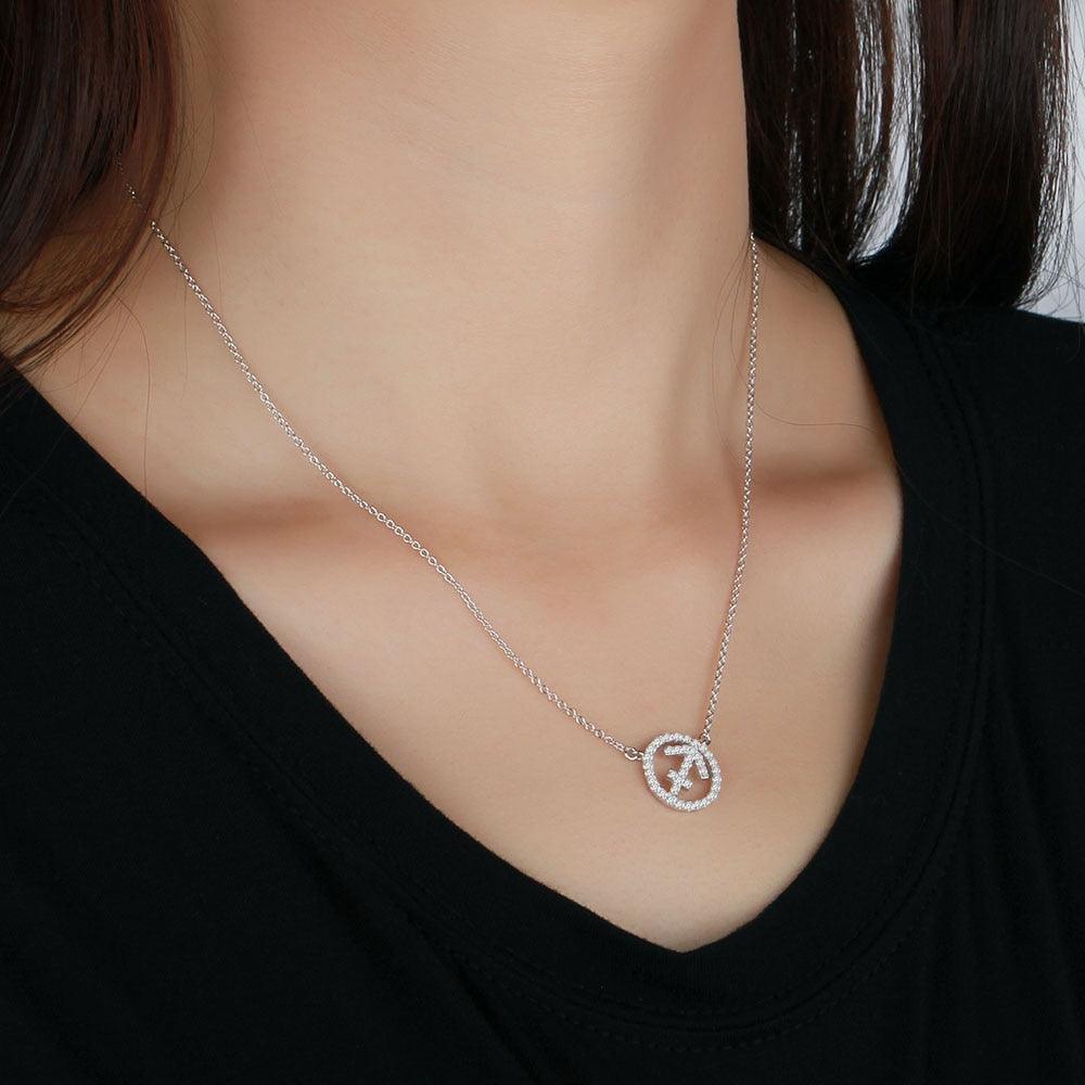 Classic Silver Necklace for Women - Silver Necklace for Women - Elegant Party Jewelry for Women - 925 Sterling Silver Necklace for Women - Personalized Jewel