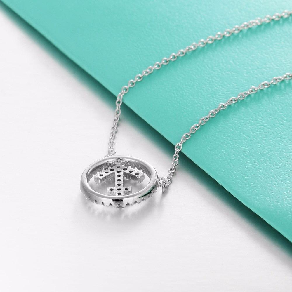 Classic Silver Necklace for Women - Silver Necklace for Women - Elegant Party Jewelry for Women - 925 Sterling Silver Necklace for Women - Personalized Jewel