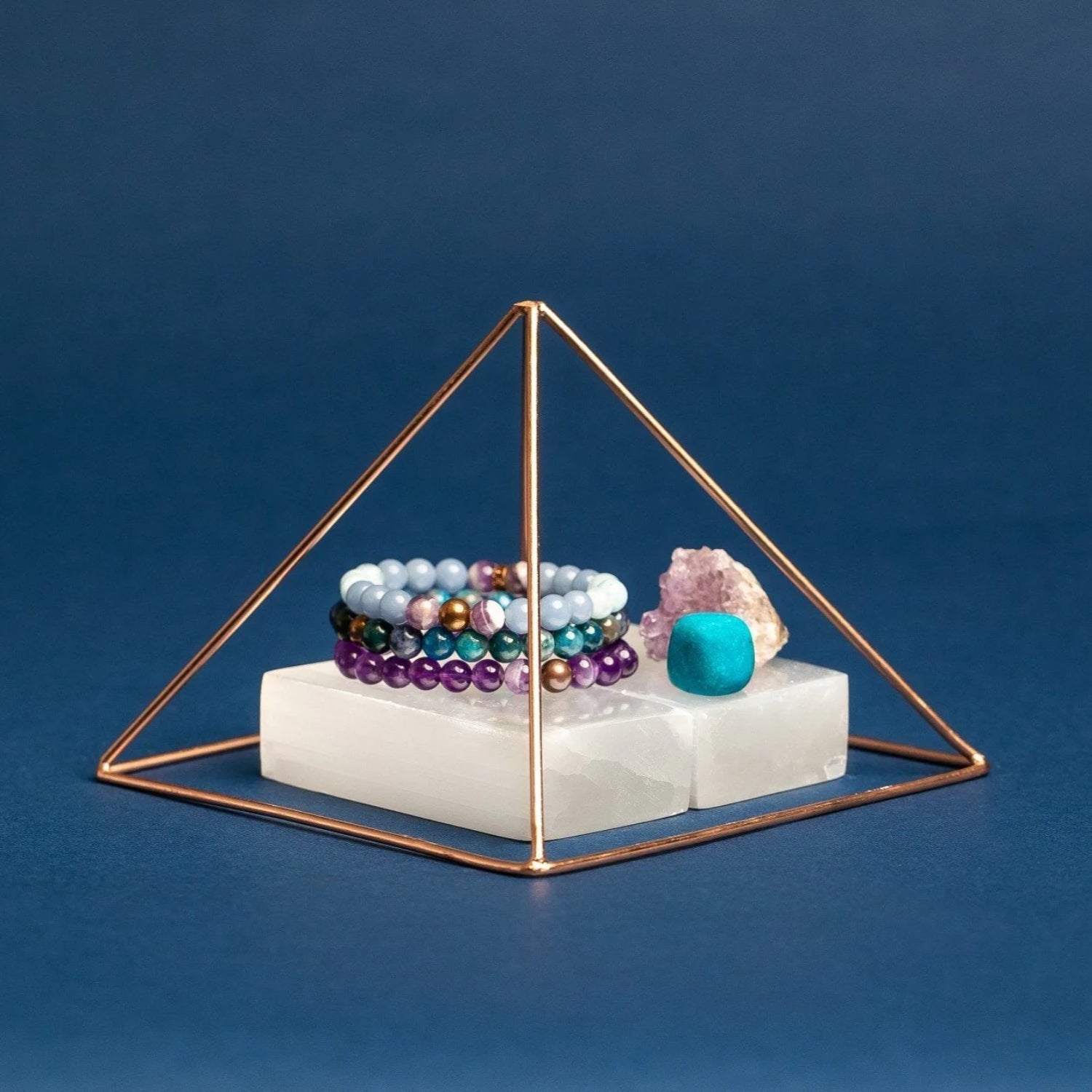 Copper Charging Pyramid For Energy Amplification-Personalized Jewels