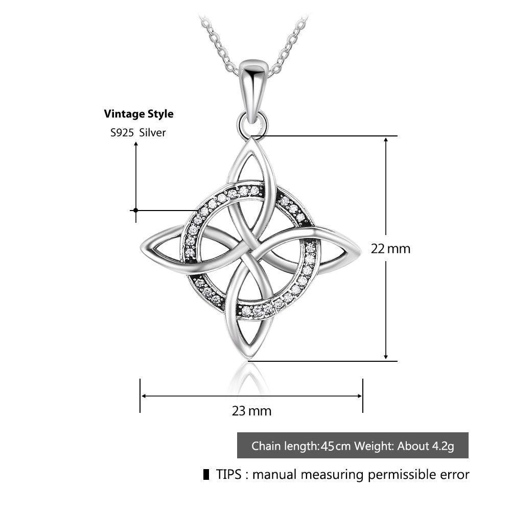 Cross Figure Vintage Jewelry Top CZ Pendant Necklace 925 Sterling Silver Necklaces & Pendants For Women - Personalized Jewel