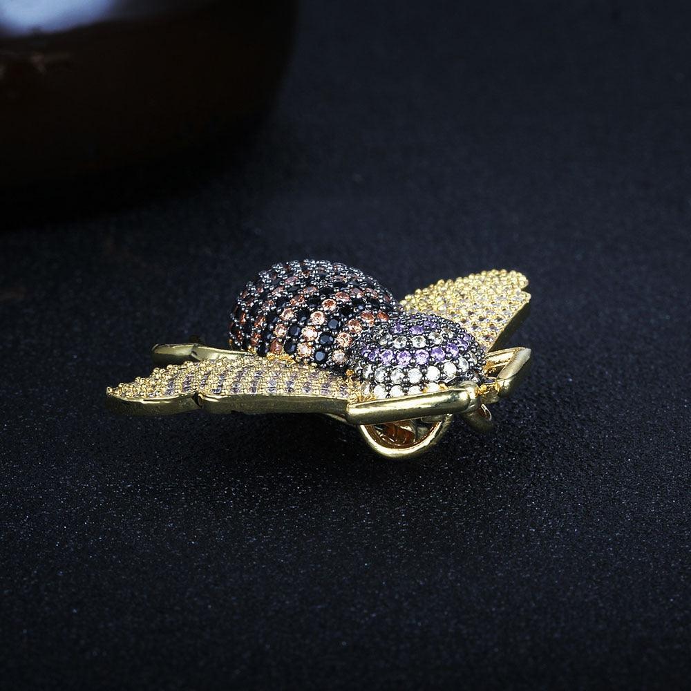 Cubic Zirconia Insect Necklace Insect Pendant Jewelry for Women - Personalized Jewel