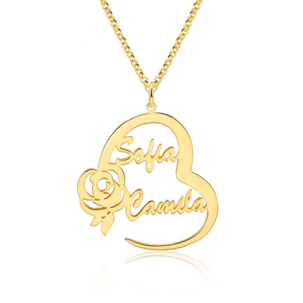 Custom Nameplate for Mother’s Day Necklace for Women - Personalized Jewel