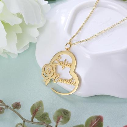 Custom Nameplate for Mother’s Day Necklace for Women - Personalized Jewel