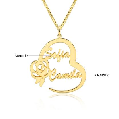 Custom Nameplate for Mother’s Day Necklace for Women - Personalized Jewel