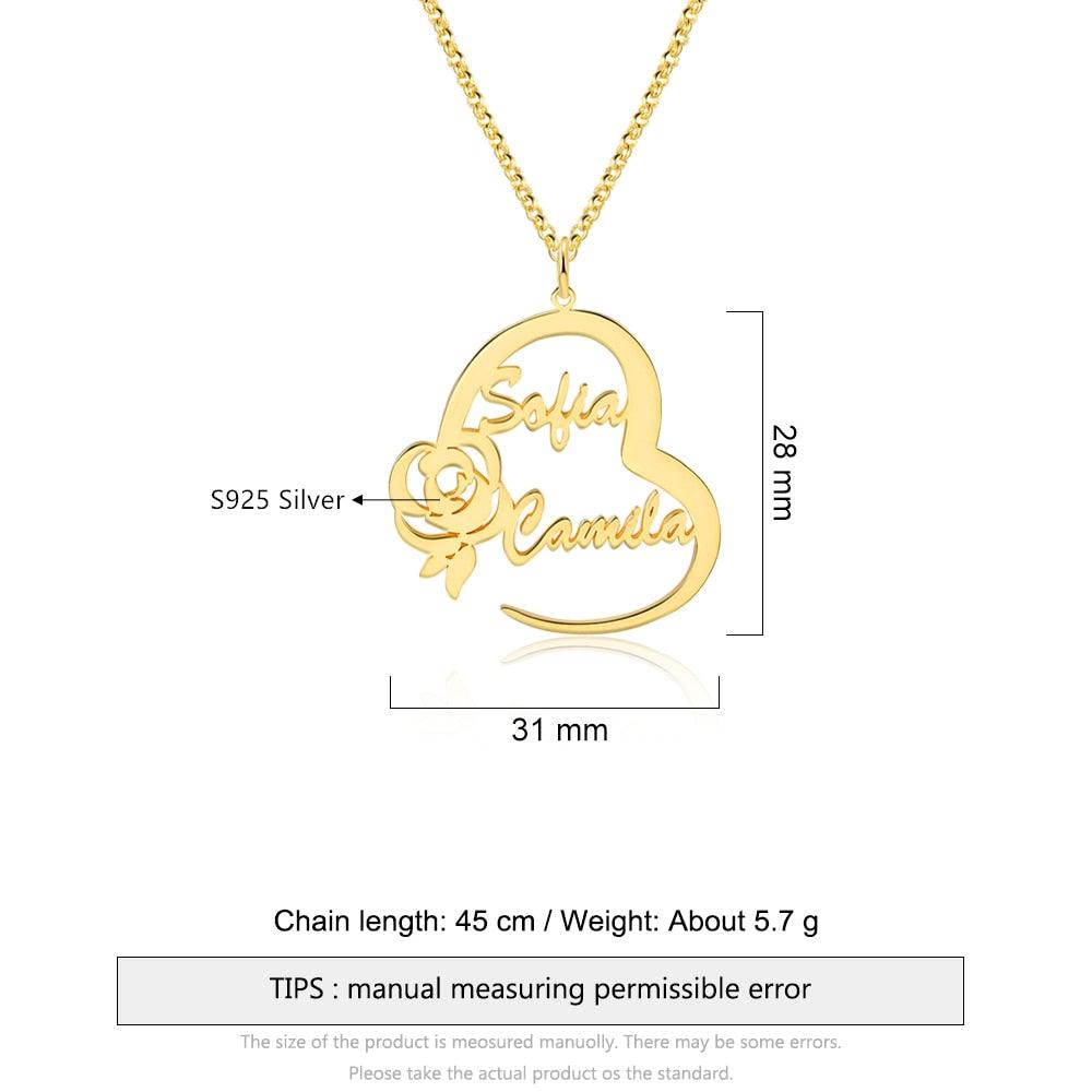 Custom Nameplate for Mother’s Day Necklace for Women - Personalized Jewel