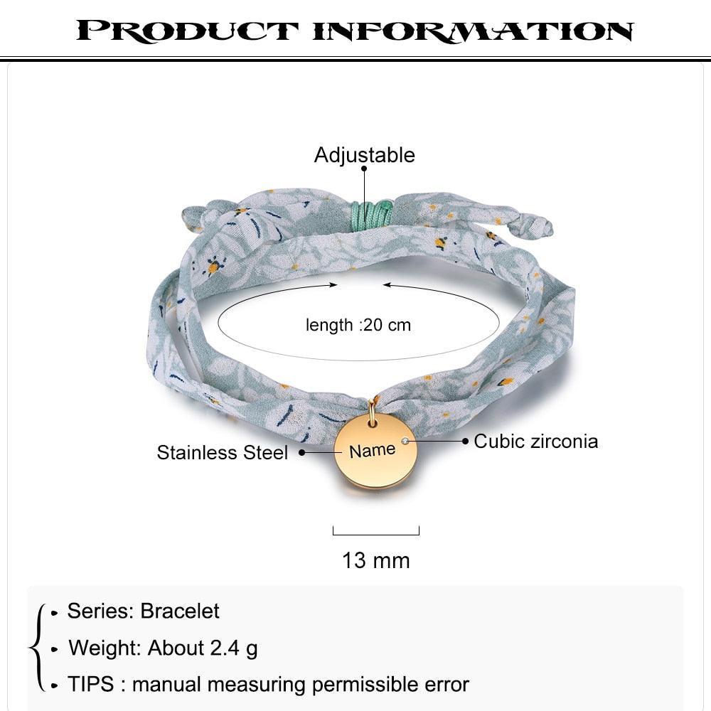 Customized Adjustable Bracelet for Women Customized Engraved Accessory-Personalized Jewels