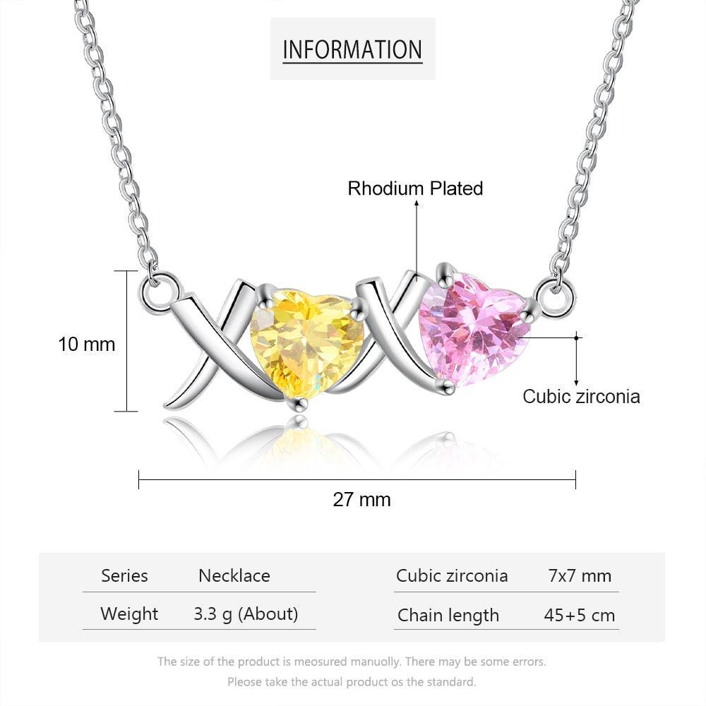 Customized I Love You Necklace for Women Birthday Gift for Women - Personalized Jewel